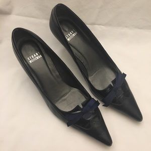 Navy Blue Stuart Weitzman Heels Size 7 EUC